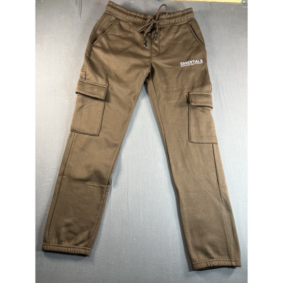Essentials Other - DRU Essentials Cargo Sweatpants Brown Sz Small